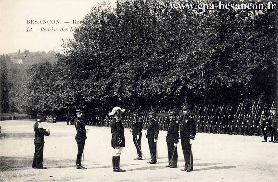 BESANÇON. - Revue du 14 Juillet à Chamars - 13. - Remise des Décorations.